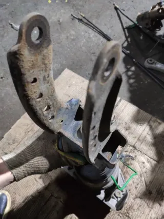  Пневмостойка передняя Audi Q7 4L Арт 91933505, вид 4