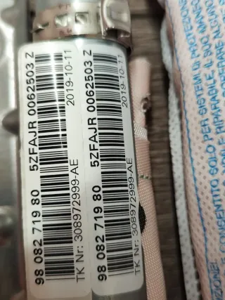  Подушка безопасности боковая (шторка) Citroen jumpy 3 Арт 92164474, вид 3