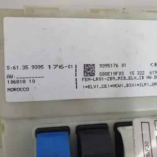 61359395176,9395176 Блок управления FEM BMW 1 F20/F21 Арт BMW26195, вид 2