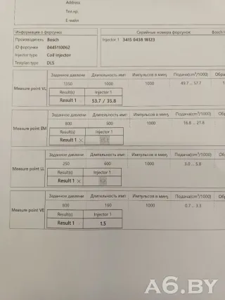 0445110062,9640088780J Форсунка Citroen Xsara Picasso 2.0л Арт 92637204, вид 2