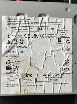 9847854380 Блок мультимедиа Citroen Berlingo 3 Арт 92934919, вид 2