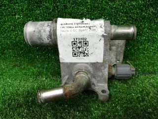  Фланец (тройник) системы охлаждения Mazda 3 BK Арт 173702_1, вид 6