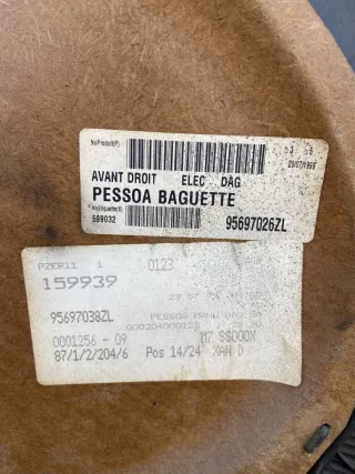 9633367577N Обшивка двери передней правой (дверная карта) Citroen Xantia Арт 92993885, вид 4