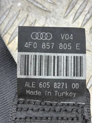 4F0857805E Ремень безопасности задний левый Audi A6 C6 (S6,RS6) Арт 93017744, вид 6