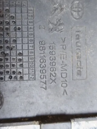  Заглушка (решетка) в бампер задний Citroen jumpy 3 Арт 93121168, вид 3