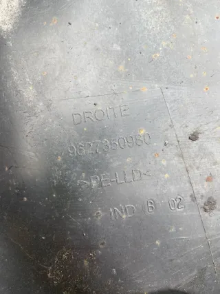 9627350980 Защита арок передняя правая (подкрылок) Citroen Xantia Арт 93243496, вид 4