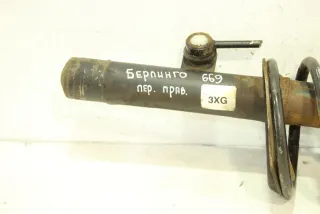  Стойка амортизатора переднего правого Citroen Berlingo 1 Арт 93395192, вид 2