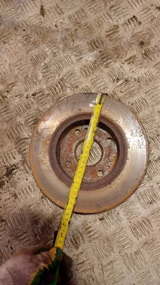  Диск тормозной передний Mazda 121 2 Арт 93622132, вид 3