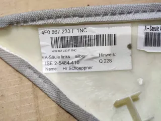  Обшивка стойки передней левой (накладка) Audi A6 C6 (S6,RS6) Арт 93823328, вид 4