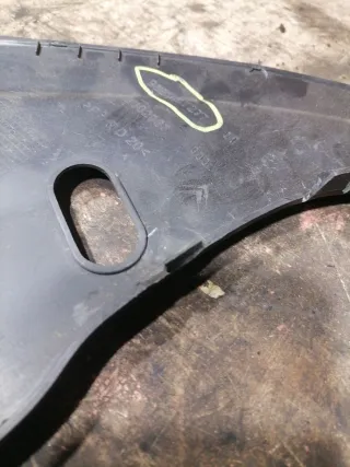 9683627277 Накладка (ресничка) левой фары Citroen C5 2 Арт 13371, вид 3