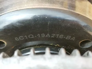 NRF2000535, 6C1Q19A216BA Кронштейн вискомуфты Ford Transit 3 restailing 2.4л PHFA Арт 94211283, вид 3