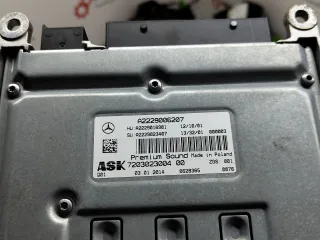 A2228200702, A2228200602, A2228208002, A2228202200, A2228203602, A2229006207, A2229016901, A2229023407 Аудиосистема (комплект) Mercedes S W222 Арт 6-178, вид 13