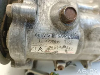 9684480480 Компрессор кондиционера Citroen Berlingo 1 restailing Арт 94322768, вид 4