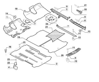 1483330070,1483329070 Накладка на порог Citroen C8 Арт 94903584, вид 2