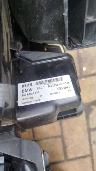 691221218 Отопитель в сборе BMW 5 E60/E61 Арт 96649631, вид 2