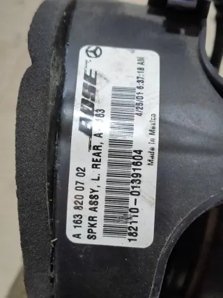  Динамик двери задней левой Mercedes ML W163 Арт 96667375, вид 3