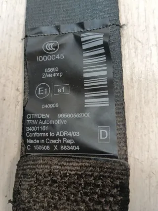 33060320A Ремень безопасности передний правый Citroen C5 2 Арт 96875399, вид 4