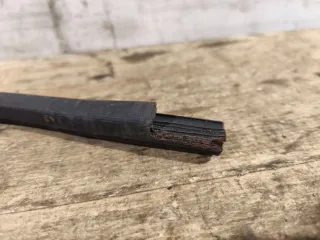  Молдинг стекла двери задней левой наружный Volkswagen Passat B4 Арт 96939576, вид 2