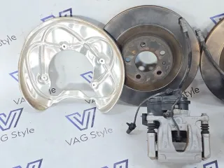  Кожух защитный тормозного диска Audi Q7 4M Арт 14023, вид 3
