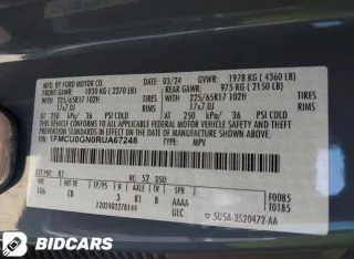  Передняя часть кузова (ноускат) в сборе Ford Escape 4 restailing Арт 97131179, вид 2