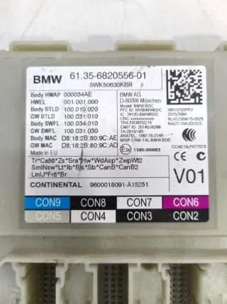 61356820556,6820556,6805454,9397626 Блок управления BDC BMW 7 G11/G12 Арт BMW26826, вид 2