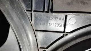 1K0 121 207 AA Диффузор (кожух) вентилятора Audi A6 C5 (S6,RS6) Арт 100072063, вид 8