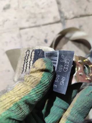  Ремень безопасности задний левый Audi A6 C6 (S6,RS6) Арт 100114653, вид 5