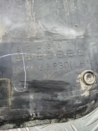 BP4K68230 Обшивка стойки центральной левой (накладка) Mazda 3 BK Арт 100189645, вид 6