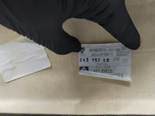 8337F7 Потолок Citroen C3 2 Арт ST116050, вид 8