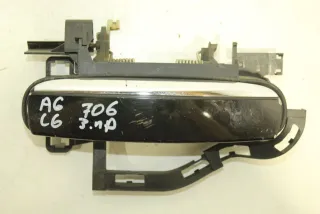 4F0837886 Ручка наружная задняя правая черная Audi A6 C6 (S6,RS6) Арт 101215503, вид 1