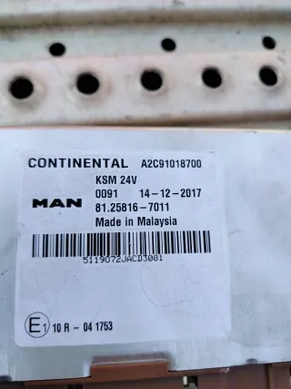 81258167011,A2C91018700 блок управления KSM MAN TGX Арт 2840165116755, вид 2