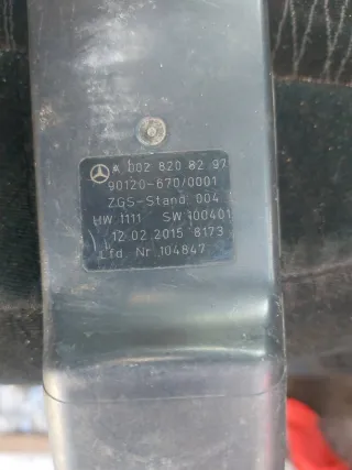 A0058206097,A0058208297 пульт управления пневмоподвеской Mercedes Actros Арт 2840165112500, вид 2