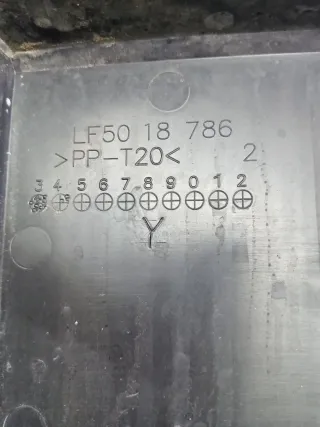 LF5018786 Пластик моторного отсека Mazda 3 BK 2.0л Арт 102065180, вид 4