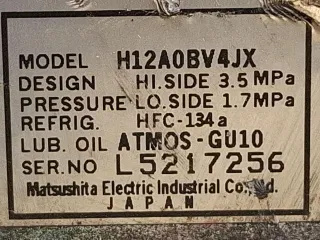 H12A0BV4JX Компрессор кондиционера Mazda 3 BK 2.3л Арт 322746, вид 6