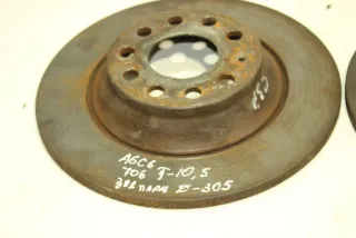  Диск тормозной задний Audi A6 C6 (S6,RS6) Арт 102924046, вид 2