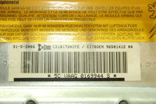 9650141200 Подушка безопасности коленная Citroen C5 1 Арт 103065363, вид 4