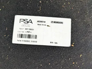 98311882ZD Ковер багажника Citroen C4 3 Арт L8269694, вид 5