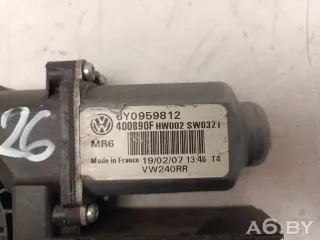 6Y0959812 Моторчик стеклоподъемника задний правый Volkswagen Polo 4 Арт 34328292, вид 2