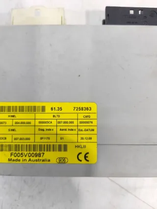 7258363,61357258363, 7258363, 7240611, 7232482, 7283896 Блок управления двери багажника BMW 5 F10/F11/GT F07 Арт BMW36215, вид 2