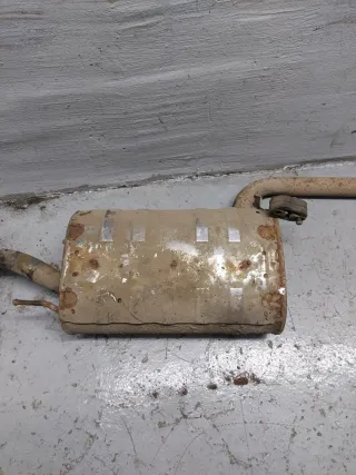  Банка глушителя задняя Hyundai Sonata (EF)  Арт 043432, вид 4