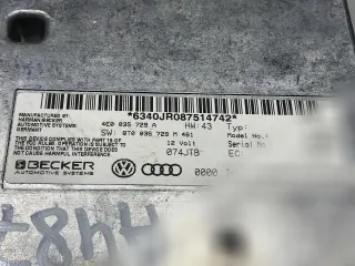 4E0035729A,8T0035729M Блок управления монитором Audi A5 (S5,RS5) 1 Арт 54318963, вид 4