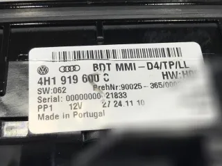 4H1919600C Пульт мультимедии Audi A8 D4 (S8) Арт 61613038, вид 6