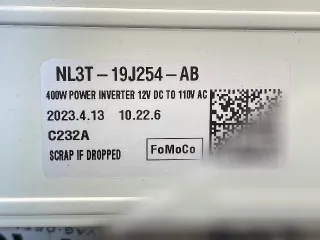 NL3T19J254AB,NL3Z19G317D Инвертор Ford F150 10 Арт 146471745, вид 8