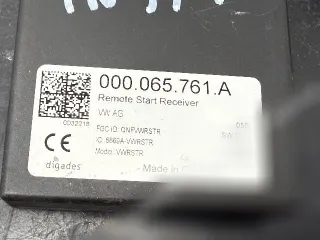000065761A Блок управления дистанционным запуском Volkswagen Jetta 7 Арт 155021266_2, вид 11