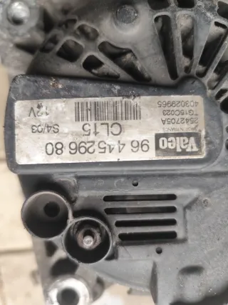 9644529680,CL15,2542705A,403029965 Генератор Fiat Ulysse 2 2.0л Арт 103724302, вид 7
