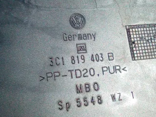 3C1819403B Решетка стеклоочистителя (Дождевик) Volkswagen Passat B6 Арт 103756976, вид 15