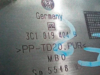 3C1819404B Решетка стеклоочистителя (Дождевик) Volkswagen Passat B6 Арт 103756987, вид 17