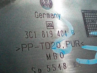 3C1819404B Решетка стеклоочистителя (Дождевик) Volkswagen Passat B6 Арт 103756987, вид 16