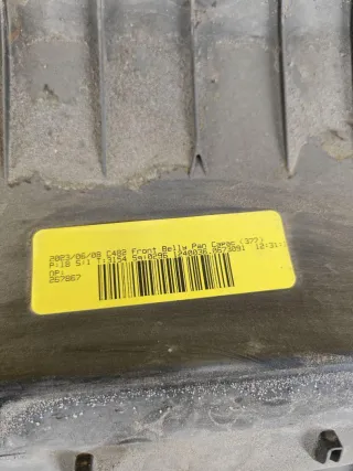 LJ6BA8B384AEW защита бампера переднего Ford Escape 4 Арт 371-19, вид 3