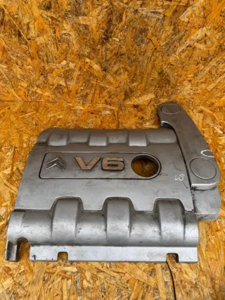 9637562477, 9637562577, 9637562677  Крышка двигателя декоративная Citroen C5 1 3.0л Арт 104013784, вид 2